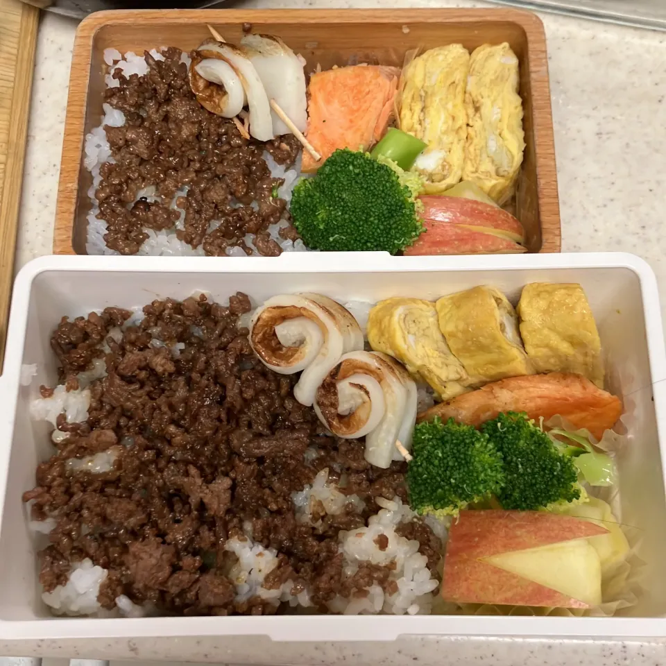 甘辛ミンチ弁当|たんぽぽさん