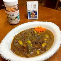 大豆ミート黒カレー＊とりあえず塩糀パウダー| henryさん