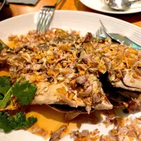 Thailand deep fried fish with garlic|rufvalさん