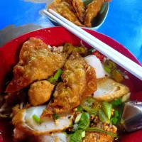 Tom Yum Noodles w/ Deep Fried Pork Wontons|An'leeさん