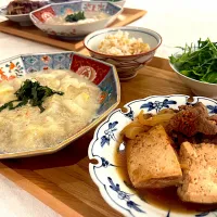 白菜のクリーム煮と肉豆腐|mmさん