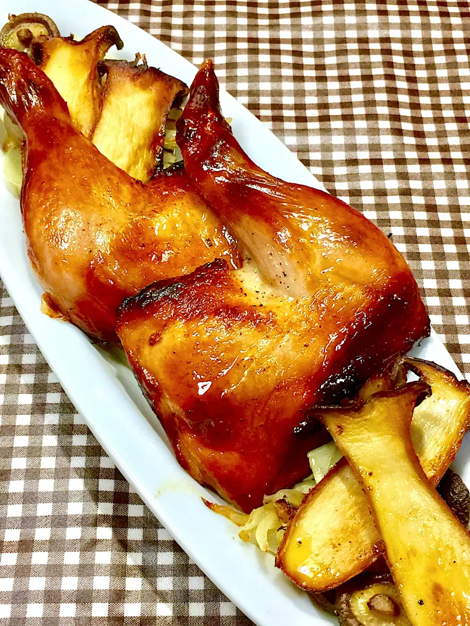 クリスマス🎄のご馳走といえば🍗鶏モモ焼き|Blueberry🫐さん