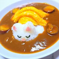 ノンタン風スクランブルエッグカレー|Sakuraさん