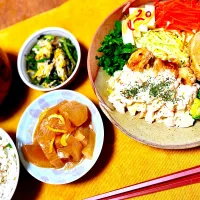 チキン南蛮と月見カレーコロッケ|きいろさん