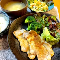 豚の生姜焼きで晩御飯|Mikaさん