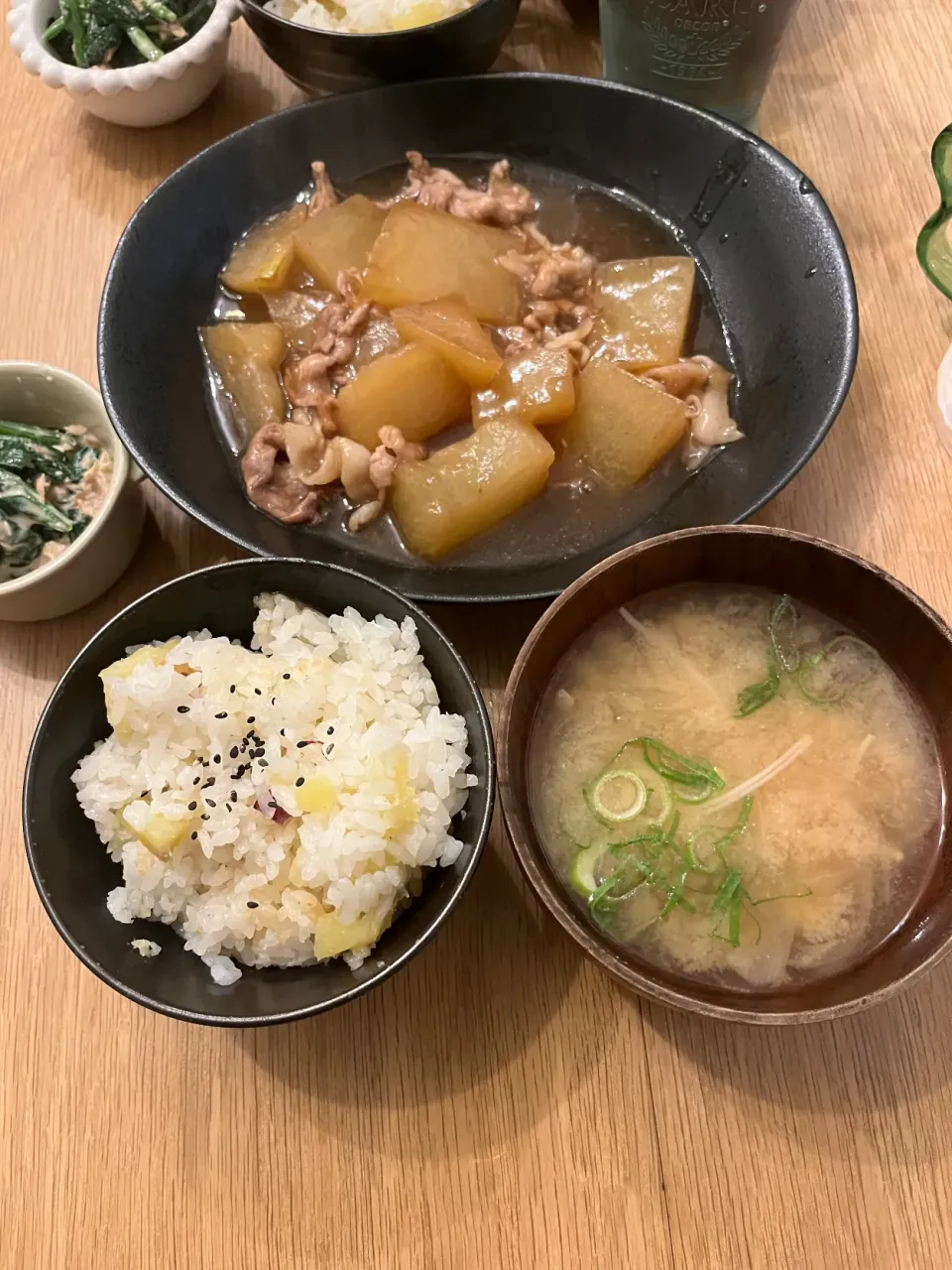 冬瓜の煮物とサツマイモご飯|やすださん