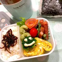 2024.12.8  ＊今日のお弁当＊味玉おにぎり🍙🎶|rinrin*mama*さん