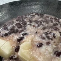 飲む栄養〜自家製小豆甘酒餅🫘🧉|🐧ペンギン2さん