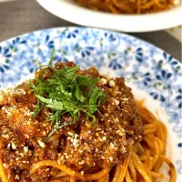 お肉たっぷりミートソースパスタ🍝|🍒ふみりん🍒さん