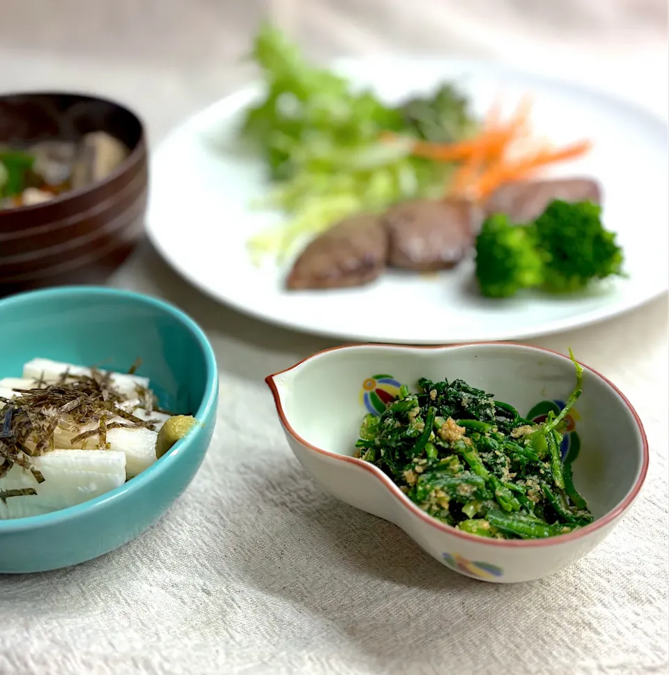 春菊の胡麻和え|かっちゃん杉さん