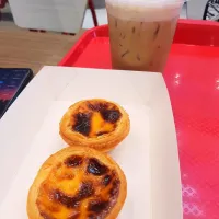 Egg Tarts & Cappuccino 🥧☕😋|An'leeさん