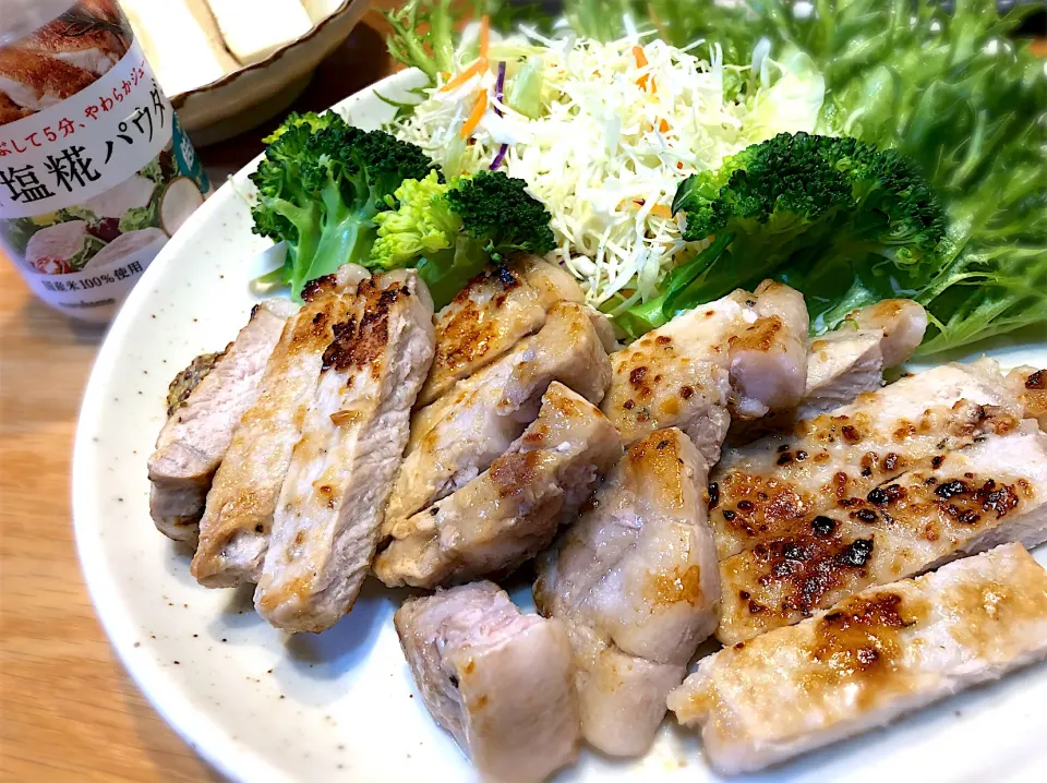 豚ロース肉のガーリックソテー|じゅんさんさん