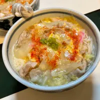 あんかけ肉玉ねぎ玉子素麺　自家製柚子胡椒で|Takeshi  Nagakiさん