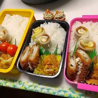 夫弁当､娘弁当､私弁当|みどりさん