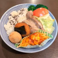 豚のガーリックステーキ弁当🍱|Rieさん