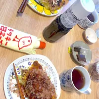 朝からトンペイ焼き|ぽんぽこまめだ。さん