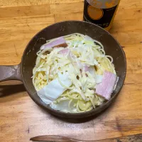 白菜とベーコンのクリームパスタ|ミカさん