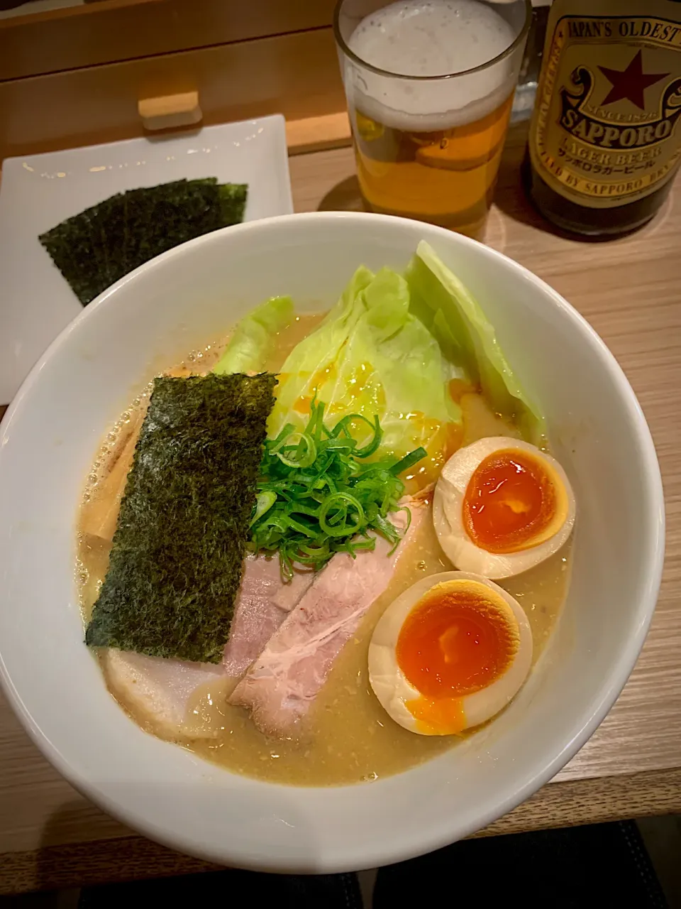 冬季限定　味噌ラーメン　海苔増し　@支那蕎麦澤田　新宿御苑前|KimaLABOさん