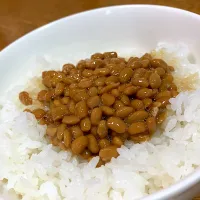 お湯かけ納豆ごはん|パムさん