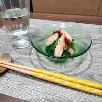 鶏肉と菜っぱの酢の物| こいけさんさん