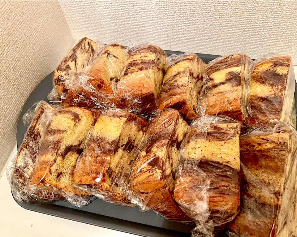 カット米粉マーブルシフォンケーキ|KCo🌈さん