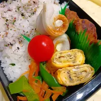 ピーマン炒めハンバーグ弁当|yayoi.Kさん