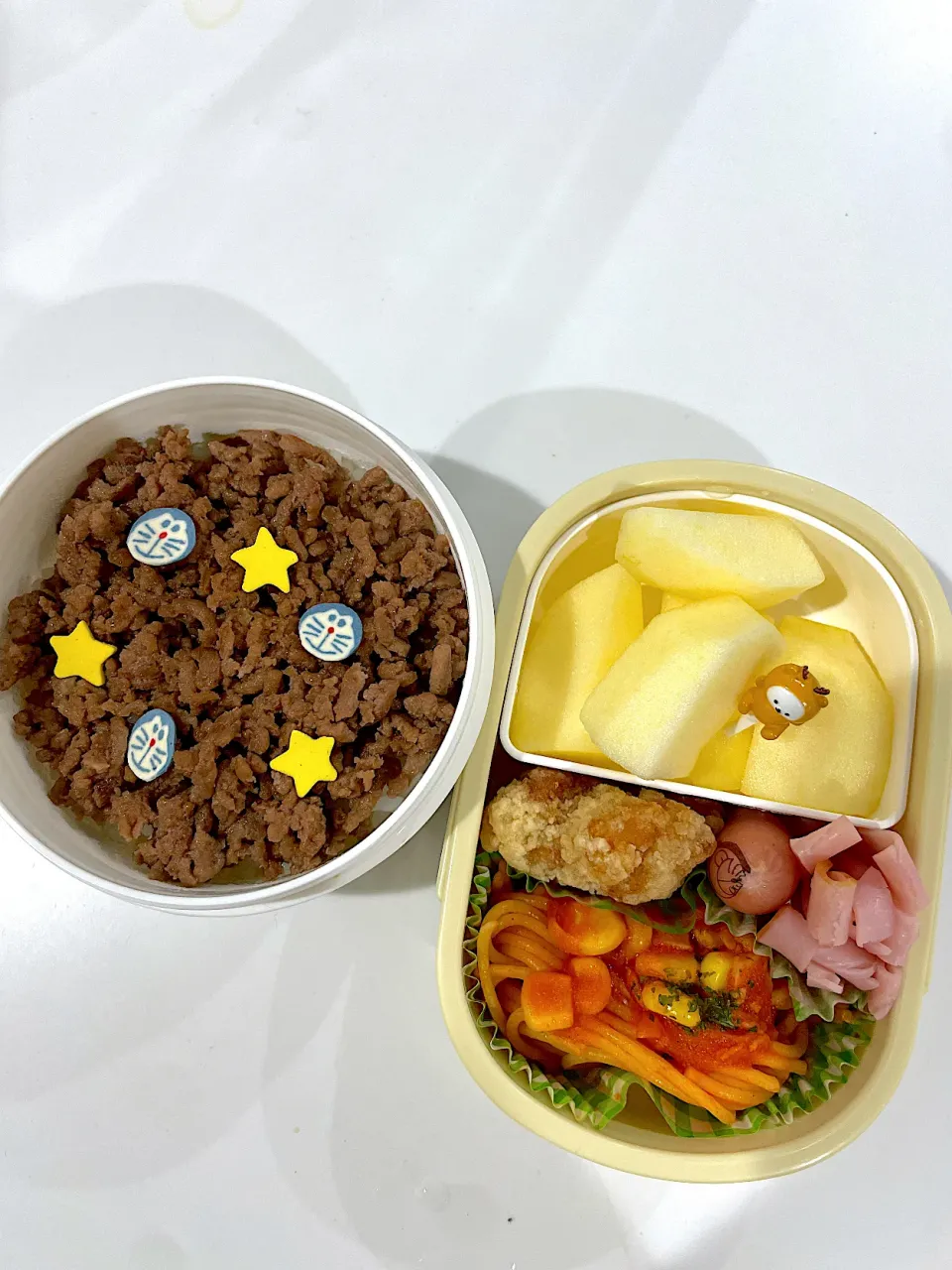 子供弁当🍱そぼろ丼|mari＊yuakitoさん