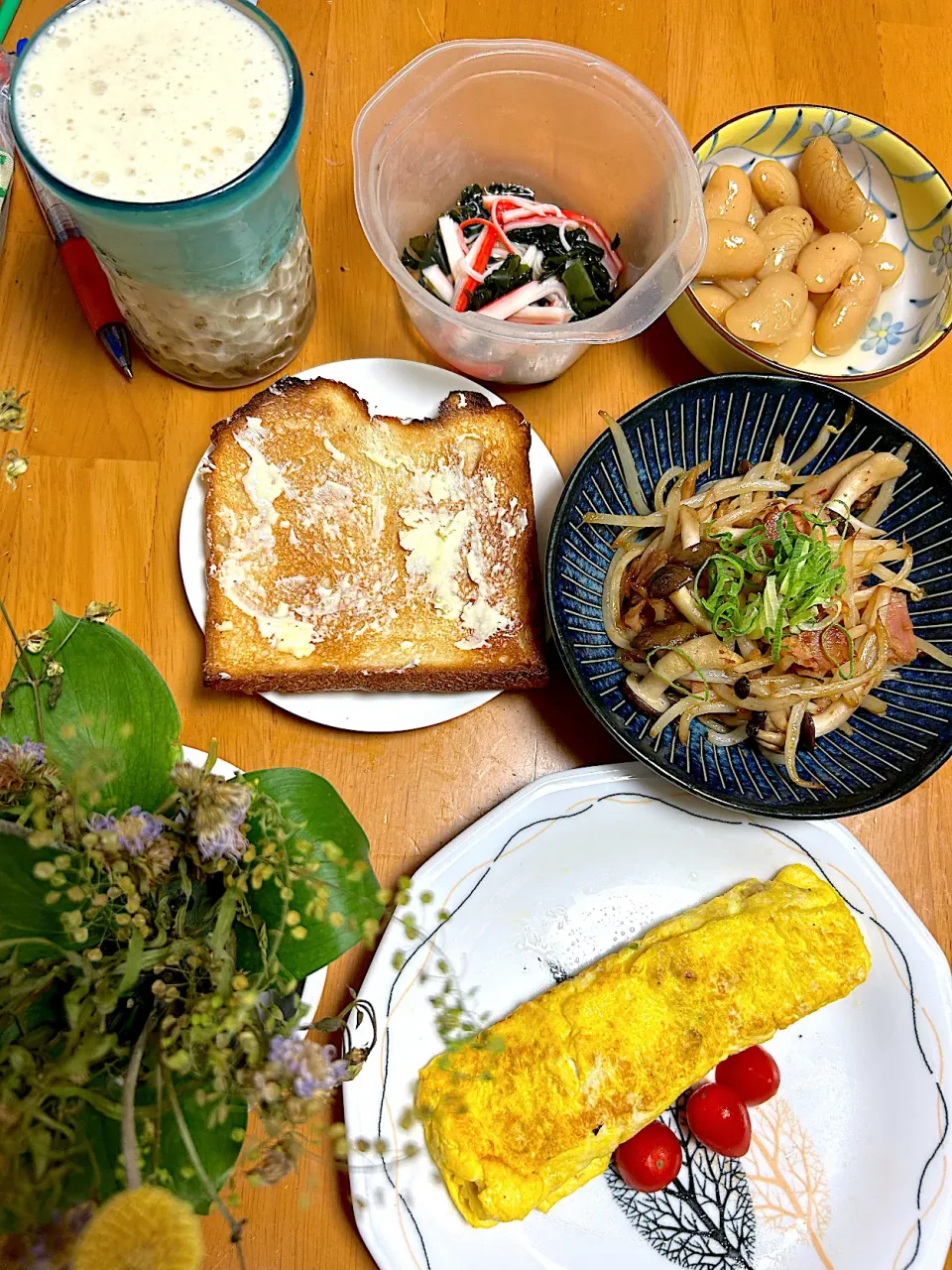 今日の朝ごはん。|くのっちさん