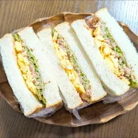 ハムタマツナのオーロラサンド🥪|じょうさん