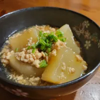 大根そぼろあんかけ|あんさん