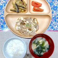 茄子のみぞれ和えととろとろきのこ豆腐|おしゃべり献立さん