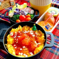 2024/12/11 海老チリ丼弁当(⊹＾◡＾)ノo.♡ﾟ｡*|Blueberry🫐さん