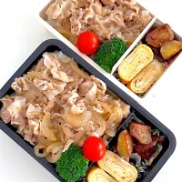 豚丼弁当！|ikumonさん