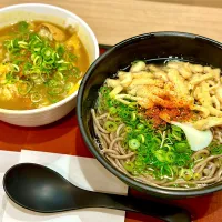 ミニカレー丼と刻み蕎麦|にゃあ（芸名）さん