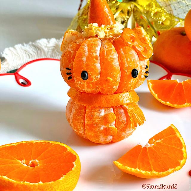 みかんアート/くぅちゃん | Snapdish[スナップディッシュ] (ID:O5viSa)