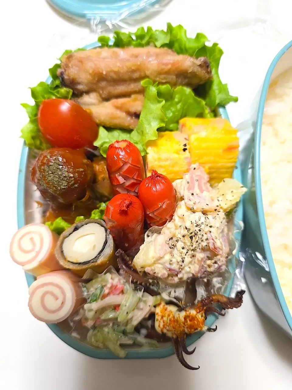 手羽先の漬け込み焼き弁当🍱|みみさん