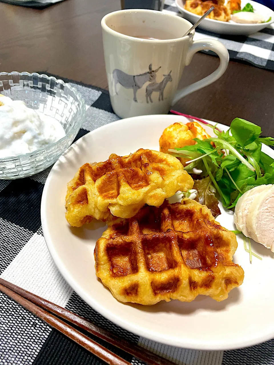 ワッフル朝食|Atsukoさん