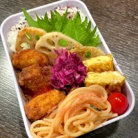 手作りチキンナゲット弁当|雑草シェリーさん