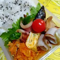 にんじんしりしりーサバ弁当| yayoi.Kさん