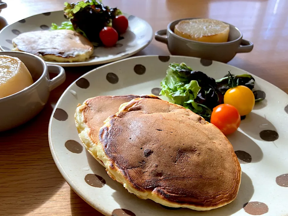 ＊バナナパンケーキ🥞と大根のステーキスープ？＊|＊抹茶＊さん