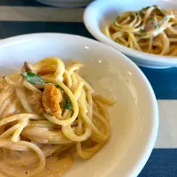 ＊うにのクリームソースパスタ＊|＊抹茶＊さん