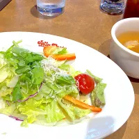 朝、昼、晩兼用 ジョリパス セットサラダ🥗スープ|🐈⸒⸒⸒⸒つるのダンス🐈🐾さん