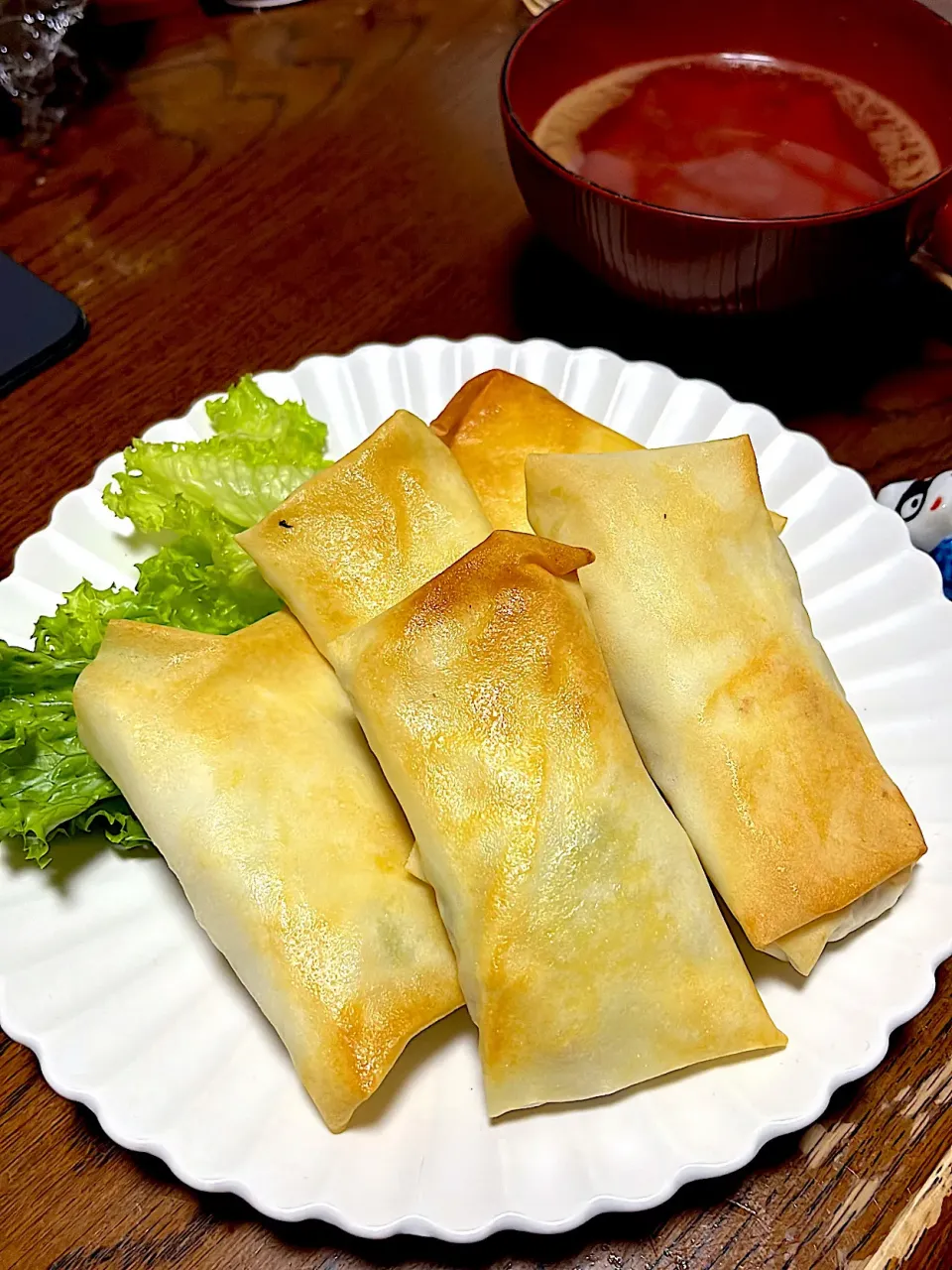 Air fryer spring rolls😋|yuyuさん