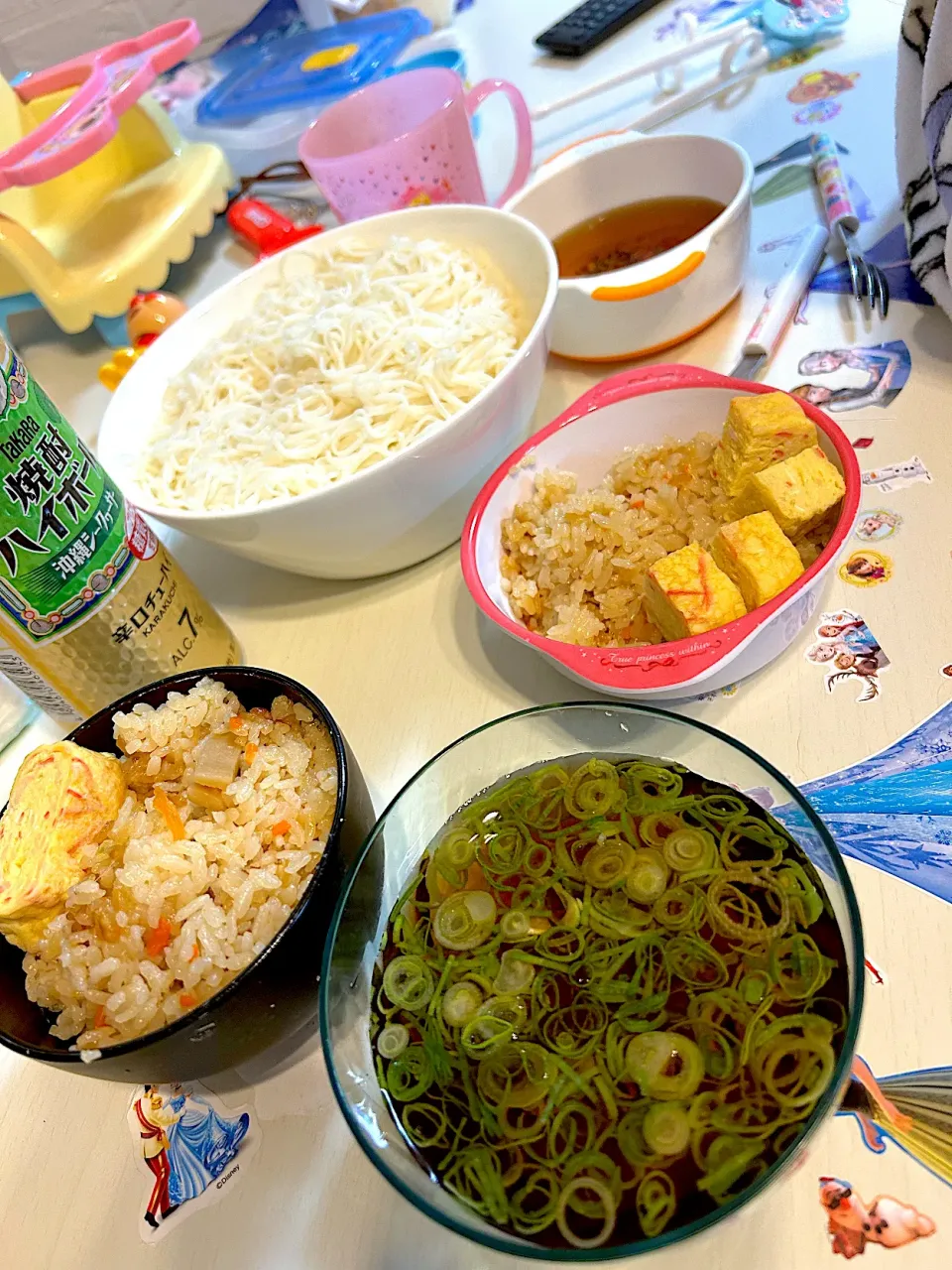 そうめんとたけのこご飯|やすさん