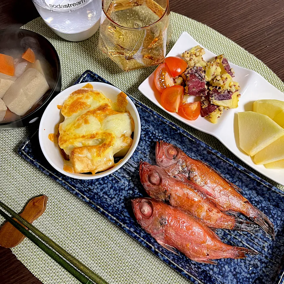 12/12晩ご飯：のどぐろの干物|ななみんさん