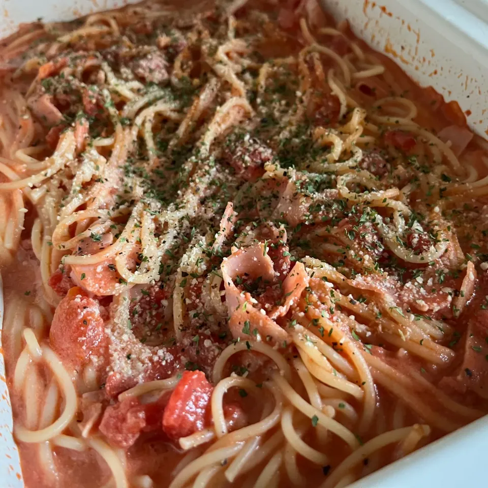 トマトクリームパスタ|sanaeさん