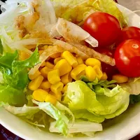 野サラ&パンドミde朝ごはん🥗🍞|ばくあんしゃさん