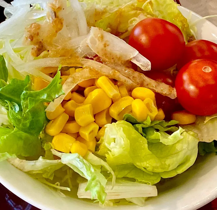 野サラ&パンドミde朝ごはん🥗🍞|ばくあんしゃさん