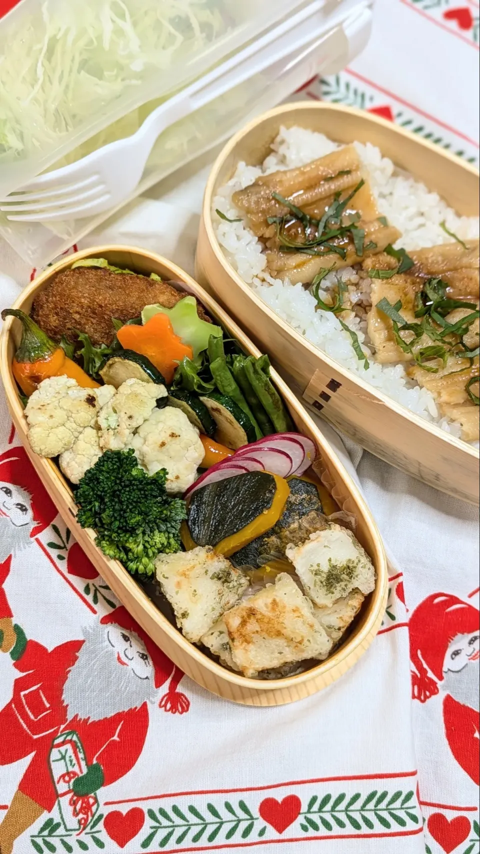 本日のお弁当〜むし穴丼弁当|f.1125beさん