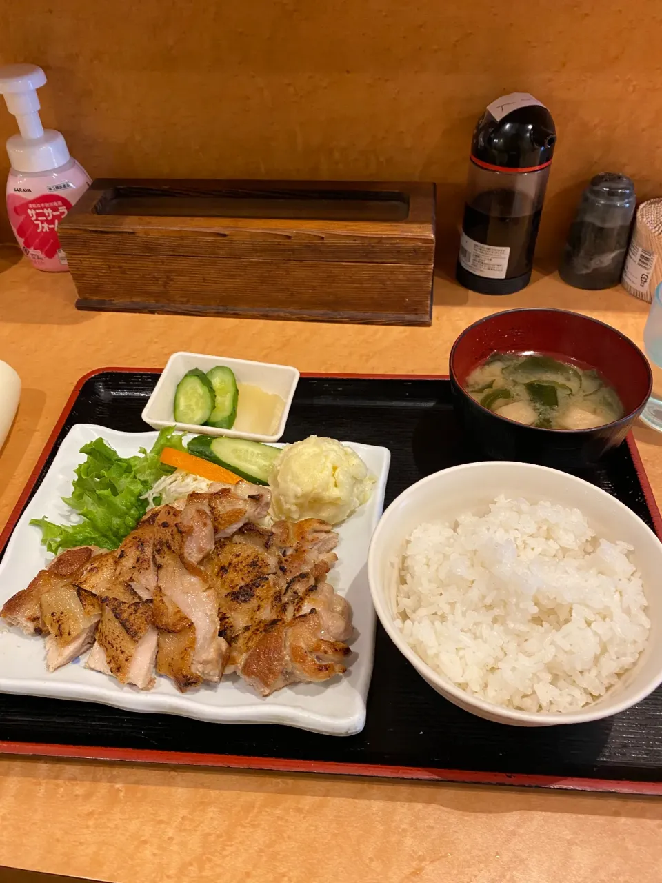 大阪市天王寺区大道　幸のチキンステーキ定食|タカちゃんさん